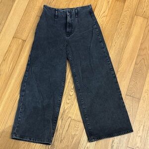 Zara High Rise Black Jeans